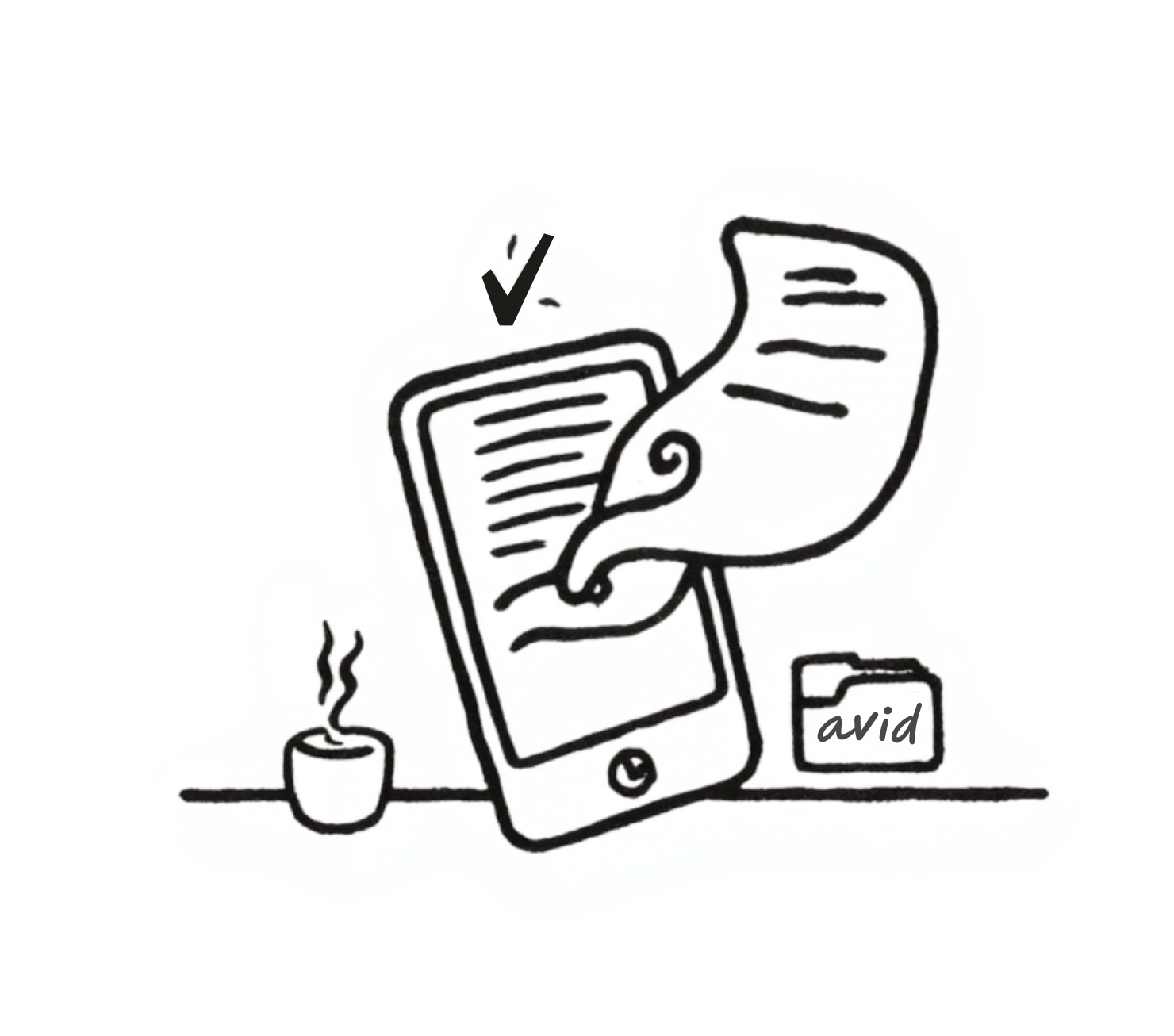 AI extracting structured line items from narration